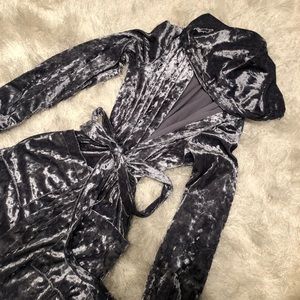 Velvet Grey Robe